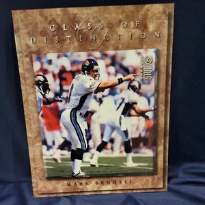 Mark Brunell 1997 Donruss Studio Classe di Distinzione Carta 8x10 Oversize ~ - Foto 1 di 3