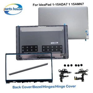 LCD Back Cover Hinges Cap Bezel For Lenovo IdeaPad 1 15ADA7 15AMN7 5CB1F36621 US - Picture 1 of 54