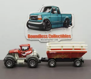 MATCHBOX LOOSE DIRSTROYER MBX FARM TRAILER RED 2025 COUNTRYSIDE IV DIORAMA - Picture 1 of 2