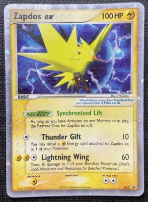 Zapdos ex 033 Black Star Promo Holo HP Pokémon 2005 - Image 1 of 2