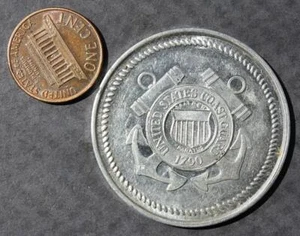 1960-70s Era Join The United States Coast Guard aluminum souvenir token VINTAGE- - Picture 1 of 1