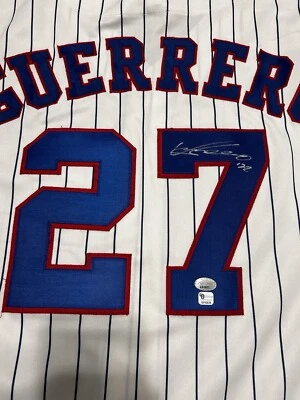 VLADIMIR GUERRERO Signed Expos Jersey With Psa DNA Cert Sticker  - Image 1 of 4