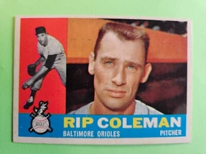 1960 Topps Baseball Rip Coleman #179 Baltimore Orioles - Bild 1 von 2