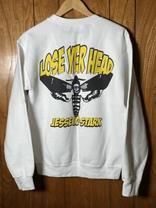 JESSE JO STARK "Lose Yer Head" Sweatshirt mit Rundhalsausschnitt | Weiß | Gr. Small - Bild 1 von 5