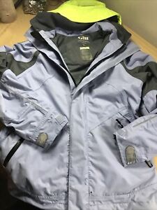 Gill Women's Key West Sailing Yachting Jacket Lavender & Gray Storm Size 14 