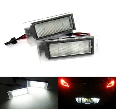 2x LED Licence Number Plate Light For Opel Vauxhall Mokka Insignia Sports Tourer - Image 1 of 4