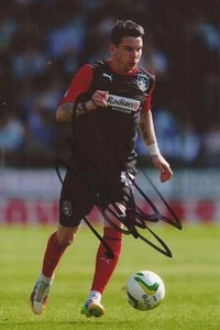 HUDDERSFIELD: ADAM HAMMILL SIGNED 6x4 ACTION PHOTO+COA - Picture 1 of 1