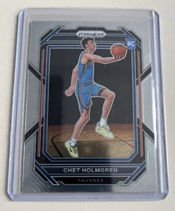 2022-23 Panini Prizm CHET HOLMGREN Rookie Base RC #266 THUNDER - Bild 1 von 2