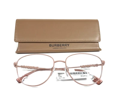 博柏利眼镜框 B1376 1343 浅粉色猫眼线框 55-17-140 — 第 1/4 张图片