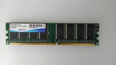 MEMORIA RAM 1GB DDR 400MHz PC-3200 U-DIMM ADATA MAI USATA - Immagine 1 di 2