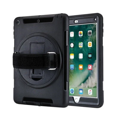 Verizon Rugged Strap Case for Apple iPad (9.7) 5th and 6th Generation – Black - Image 1 of 3