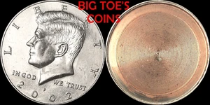 2002-P MAGIC COIN MADE FROM KENNEDY HALF & MEXICANOS COIN, VERY BEAUTIFUL COIN - Picture 1 of 6