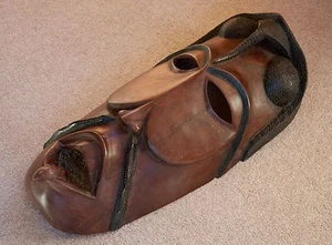 Tribal Antique Wooden Mask (S168) - Picture 1 of 4