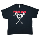 Pearl Jam Alive Erwachsene 2XL schwarz Stick Herren Set Liste Double Sdei Rock Band Shirt