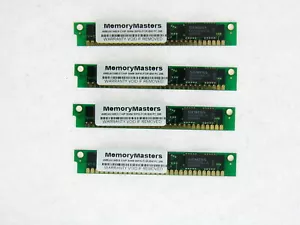 4pc 1MB 3 Chip SIMM Memory 30-pin IBM PC 286 386 486 XT Ram GOLD LEADS - Picture 1 of 1