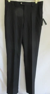 Lauren Ralph Lauren Boy's Bedgemont Suit Pants BlackStripe 20R/30W NWT - Picture 1 of 8