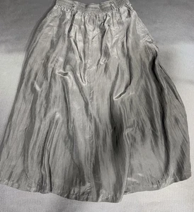 SK & Company SZ S Women’s Black  Silk Elastic Waist Skirt With Pockets - Picture 1 of 4