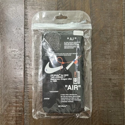 Nike Air Jordan 1 iPhone 11 Pro Max Case  "AJ" NEW! Black - Image 1 of 3