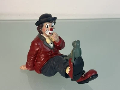 Original Gilde Clown "Der Froschkönig" Sammlerfigur Figur 12 x 10 cm. Top Zustan - Bild 1 von 3
