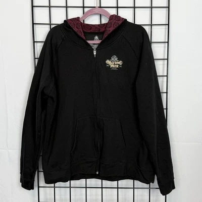 Disney Parks Hollywood Hotel Torre del Terror Cremallera Completa Sudadera con Capucha Adulto 2X Negra HTH Foto 1 de 4