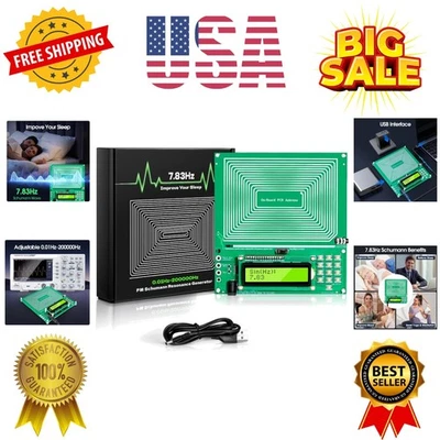 Generador de Resonancia Schumann Ajustable 0.01Hz-20kHz | Gen de Frecuencia de Curación... Foto 1 de 4
