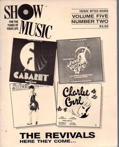 Show Music Magazine Nov 1986 Revivals Cabaret Sweet Charity Annie Get Your Gun - Picture 1 of 2