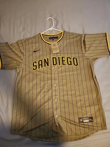 Nike San Diego Padres Pinstripe Baseball Jersey. Size Large. New With Tags. - Picture 1 of 5