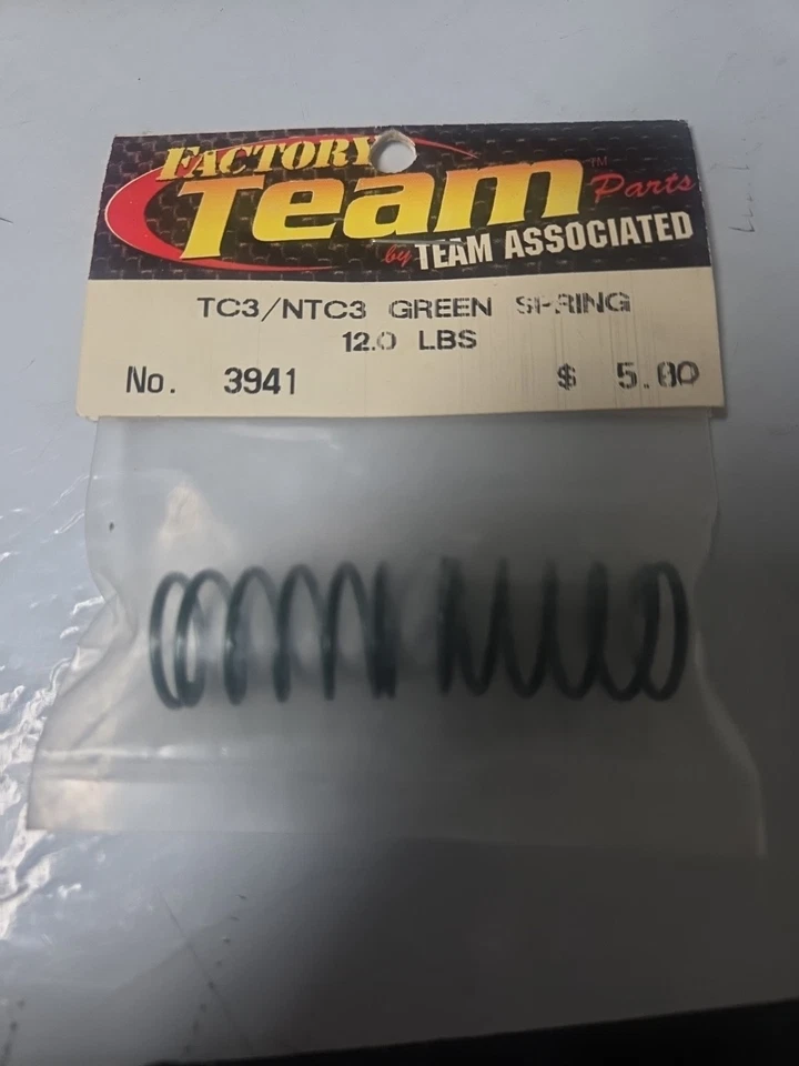 Team Associated 3941 TC3/NTC3 Green Spring 12 LBS - Imagem 1 de 1