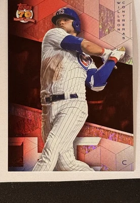 2021 Topps Archives #299 Willson Contreras Red Hot Foil #/50 - Image 1 of 2