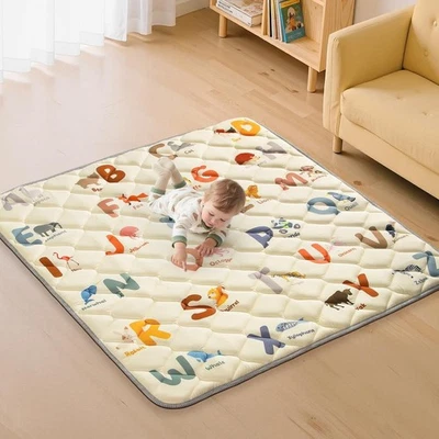 Alfombrillas de juego para bebé para piso - Alfombra de juego de espuma 47”x47” - Alfombra de juego para bebés y niños pequeños Foto 1 de 4