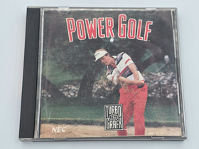 POWER GOLF (TurboGrafx-16 HuCard) Authentic Tested Works + Manual & Case