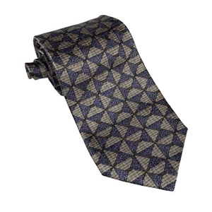 Gordon & Ferguson Geometric Triangles Men’s Tie Necktie - Picture 1 of 6