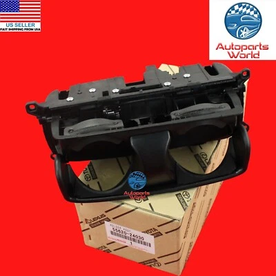 GENUINE LEXUS 02-10 SC430 CENTER CONSOLE INSTRUMENT PANEL CUP HOLDER 55620-24030 - Image 1 of 4