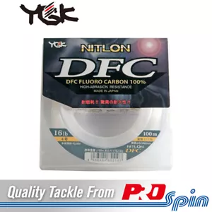 YGK Nitlon DFC Fluorocarbon Leader Line (All Sizes) - Choose Size - Picture 1 of 1