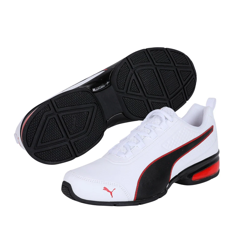 PUMA Herren Leader VT SL Weiß Sneaker Turnschuhe Laufschuhe Schuhe Sportschuhe