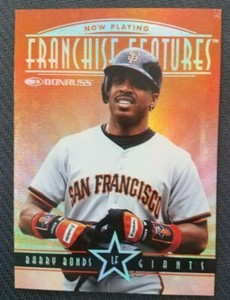 1997 Donruss Franchise Features BARRY BONDS VLADIMIR GUERRERO #7 0760/3000
