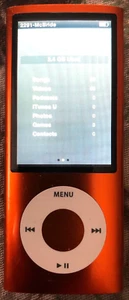 iPod nano 5th Gen A1320 ORANGE (8 GB) Fast Shipping VERY GOOD Used SOME MUSIC 4 - Picture 1 of 2