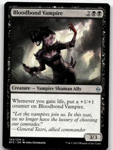 Magic The Gathering Bloodbond Vampire Battle for Zendikar 104/274 regular poco común - Imagen 1 de 1