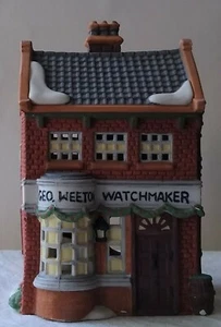 Department 56 Dickens' Village Geo Weeton Watchmaker Box and Cord - Picture 1 of 6