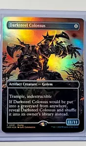 2024 MTG Magic the Gathering Foil promozionale unico e vario #1 Darksteel Colossus - Foto 1 di 2