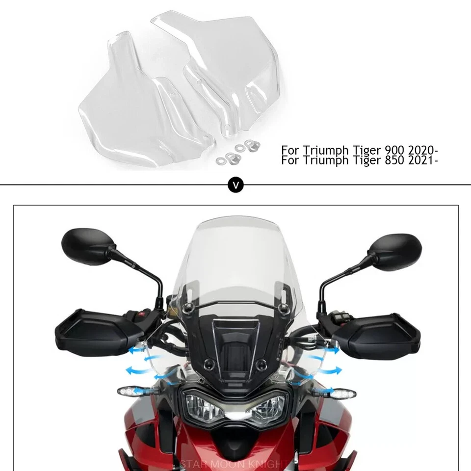 For Triumph Tiger 900 2020 Tiger 800 Upper Wind Side Panel Windshield Deflectors - Image 1 of 4