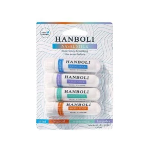 Boomboom Nasal Stick 4 Pack | Enhance Breathing + Boost Focus | Breathe Vapor B6 - Picture 1 of 16