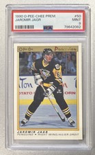 1990 O-PEE-CHEE PREMIUM #50 / HOF Jaromir Jagr ROOKIE / PSA 9 MINT