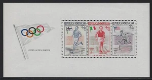 1957 Dominican Republic Scott #C99a - Olympic Winners Souvenir Sheets - MH - Picture 1 of 2