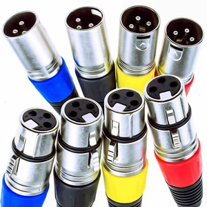 Microphone Speaker Lead Mic Cable / XLR Patch Lead Balanced Male to Female Plugs - Picture 1 of 40