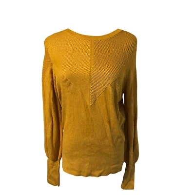 Apt 9 mustard yellow size Small crew neck sweater - Image 1 of 4