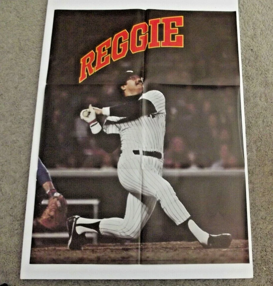 1978 Reggie Jackson New York Yankees Vintage Poster  - Image 1 of 1