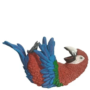 Rio Rainforest Jungle Red Scarlet Macaw Parrot Wine Bottle Holder Caddy Figurine - Picture 1 of 10