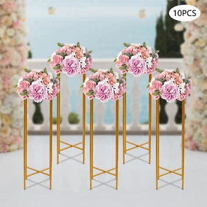 Portafiori da sposa, portafiori oro, centrotavola matrimonio portafiori - Foto 1 di 18