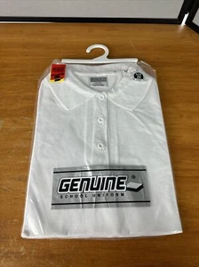 Genuine School Uniform Girls Shirt White Size Polo Long Sleeve New Size 20 - Picture 1 of 5